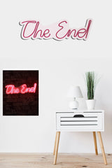 Lampă neon The End, Diverse culori, 16x50x2 cm - Roșu | SKU: 395NGR2208 | Lampă neon The End, 16x50x2 cm, varianta Roșu, produs pentru amenajarea locuinței, disponibil online în România la CasaMob