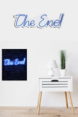 Lampă neon The End, Diverse culori, 16x50x2 cm - Albastru | SKU: 395NGR2209 | Lampă neon The End, 16x50x2 cm, varianta Albastru, produs pentru amenajarea locuinței, disponibil online în România la CasaMob