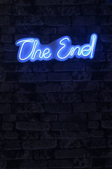 Lampă neon The End, Diverse culori, 16x50x2 cm - Albastru | SKU: 395NGR2209 | Lampă neon The End, 16x50x2 cm, varianta Albastru, produs pentru amenajarea locuinței, disponibil online în România la CasaMob