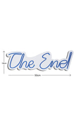 Lampă neon The End, Diverse culori, 16x50x2 cm - Albastru | SKU: 395NGR2209 | Lampă neon The End, 16x50x2 cm, varianta Albastru, produs pentru amenajarea locuinței, disponibil online în România la CasaMob