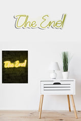 Lampă neon The End, Diverse culori, 16x50x2 cm - Galben | SKU: 395NGR2211 | Lampă neon The End, 16x50x2 cm, varianta Galben, produs pentru amenajarea locuinței, disponibil online în România la CasaMob