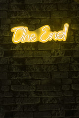 Lampă neon The End, Diverse culori, 16x50x2 cm - Galben | SKU: 395NGR2211 | Lampă neon The End, 16x50x2 cm, varianta Galben, produs pentru amenajarea locuinței, disponibil online în România la CasaMob