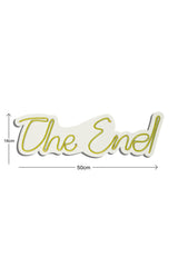Lampă neon The End, Diverse culori, 16x50x2 cm - Galben | SKU: 395NGR2211 | Lampă neon The End, 16x50x2 cm, varianta Galben, produs pentru amenajarea locuinței, disponibil online în România la CasaMob