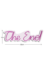 Lampă neon The End, Diverse culori, 16x50x2 cm - Roz | SKU: 395NGR2212 | Lampă neon The End, 16x50x2 cm, varianta Roz, produs pentru amenajarea locuinței, disponibil online în România la CasaMob