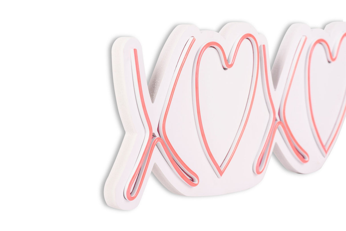 Lampă neon Tic Tac Toe XoXo, Diverse culori, 18x46x2 cm - Roz | SKU: 395NGR2228 | Lampă neon Tic Tac Toe XoXo, 18x46x2 cm, varianta Roz, produs pentru amenajarea locuinței, disponibil online în România la CasaMob