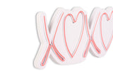 Lampă neon Tic Tac Toe XoXo, Diverse culori, 18x46x2 cm - Roz | SKU: 395NGR2228 | Lampă neon Tic Tac Toe XoXo, 18x46x2 cm, varianta Roz, produs pentru amenajarea locuinței, disponibil online în România la CasaMob