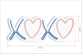 Lampă neon Tic Tac Toe XoXo, Diverse culori, 18x46x2 cm - Roz - Albastru | SKU: 395NGR2229 | Lampă neon Tic Tac Toe XoXo, 18x46x2 cm, varianta Roz - Albastru, produs pentru amenajarea locuinței, disponibil online în România la CasaMob