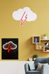 Alb - Roșu - 45x35x3 cm | SKU: 395NGR2396 | Lampă neon Thunder Storm, varianta Alb - Roșu - 45x35x3 cm, produs pentru amenajarea locuinței, disponibil online în România la CasaMob