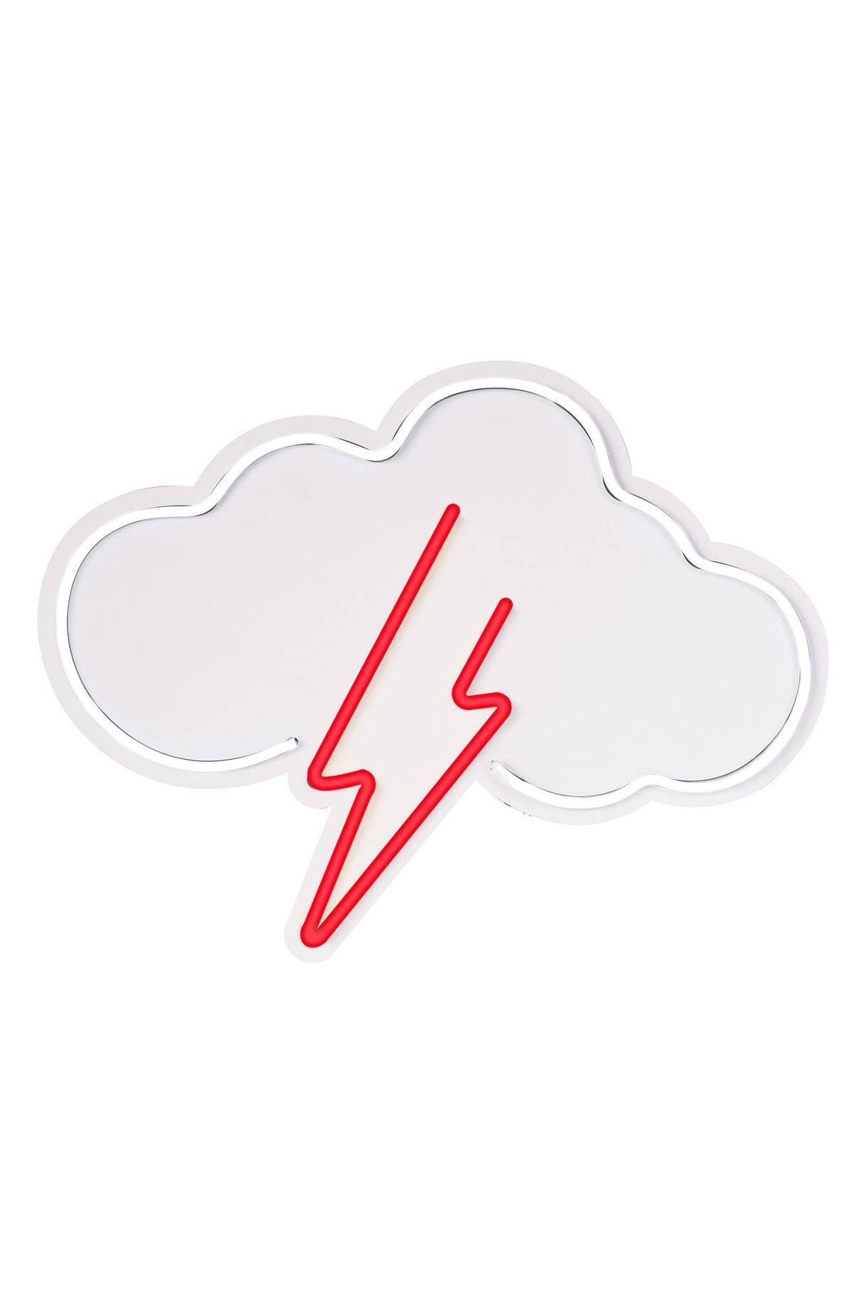 Lampă neon Thunder Storm, Diverse culori, Diverse dimensiuni - Alb - Roșu - 45x35x3 cm | SKU: 395NGR2396 | Lampă neon Thunder Storm, varianta Alb - Roșu - 45x35x3 cm, produs pentru amenajarea locuinței, disponibil online în România la CasaMob