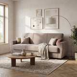 Canapea extensibilă 3 locuri Valencia, cu ladă de depozitare, Diverse culori, 220x68x90 cm - Bej | SKU: 3SBC/xx-SWG003 | Canapea extensibilă 3 locuri Valencia, cu ladă de depozitare, 220x68x90 cm, varianta Bej, produs pentru amenajarea locuinței, disponibil online în România la CasaMob