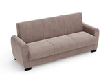 Canapea extensibilă 3 locuri Valencia, cu ladă de depozitare, Diverse culori, 220x68x90 cm - Bej | SKU: 3SBC/xx-SWG003 | Canapea extensibilă 3 locuri Valencia, cu ladă de depozitare, 220x68x90 cm, varianta Bej, produs pentru amenajarea locuinței, disponibil online în România la CasaMob