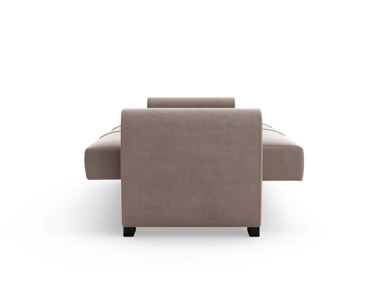Canapea extensibilă 3 locuri Valencia, cu ladă de depozitare, Diverse culori, 220x68x90 cm - Bej | SKU: 3SBC/xx-SWG003 | Canapea extensibilă 3 locuri Valencia, cu ladă de depozitare, 220x68x90 cm, varianta Bej, produs pentru amenajarea locuinței, disponibil online în România la CasaMob