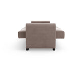 Canapea extensibilă 3 locuri Valencia, cu ladă de depozitare, Diverse culori, 220x68x90 cm - Bej | SKU: 3SBC/xx-SWG003 | Canapea extensibilă 3 locuri Valencia, cu ladă de depozitare, 220x68x90 cm, varianta Bej, produs pentru amenajarea locuinței, disponibil online în România la CasaMob