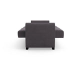 Canapea extensibilă 3 locuri Valencia, cu ladă de depozitare, Diverse culori, 220x68x90 cm - Gri închis | SKU: 3SBC/xx-SWG019 | Canapea extensibilă 3 locuri Valencia, cu ladă de depozitare, 220x68x90 cm, varianta Gri închis, produs pentru amenajarea locuinței, disponibil online în România la CasaMob