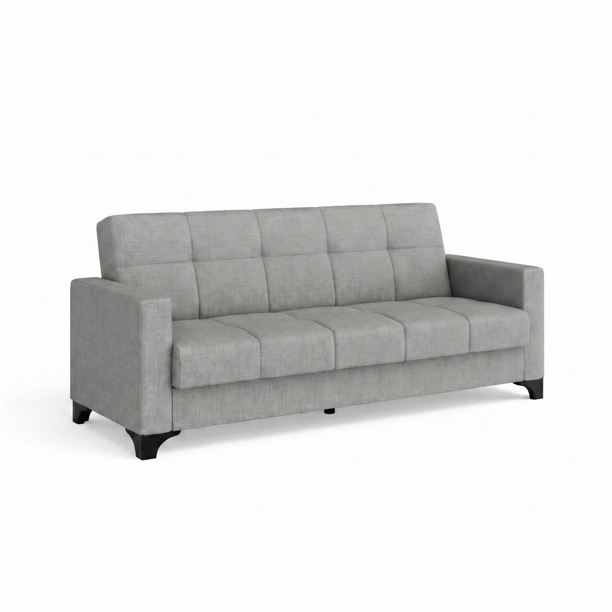 Canapea extensibila 3 locuri Salonika, cu lada de depozitare, Diverse culori, 215x70x95 cm - Gri deschis | SKU: 3SBC/xx-TW019 | Canapea extensibila 3 locuri Salonika, cu lada de depozitare, 215x70x95 cm, varianta Gri deschis, produs pentru amenajarea locuinței, disponibil online în România la CasaMob
