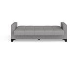 Canapea extensibila 3 locuri Salonika, cu lada de depozitare, Diverse culori, 215x70x95 cm - Gri deschis | SKU: 3SBC/xx-TW019 | Canapea extensibila 3 locuri Salonika, cu lada de depozitare, 215x70x95 cm, varianta Gri deschis, produs pentru amenajarea locuinței, disponibil online în România la CasaMob