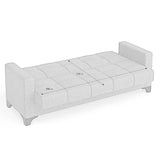 Canapea extensibila 3 locuri Salonika, cu lada de depozitare, Diverse culori, 215x70x95 cm - Gri închis | SKU: 3SBC/xx-TW022 | Canapea extensibila 3 locuri Salonika, cu lada de depozitare, 215x70x95 cm, varianta Gri închis, produs pentru amenajarea locuinței, disponibil online în România la CasaMob