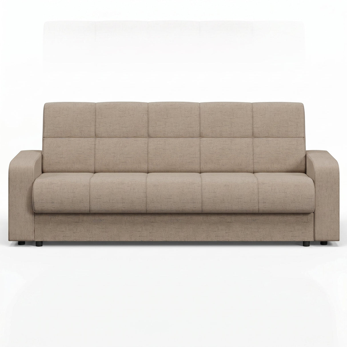 Canapea extensibilă 3 locuri Thassos, cu ladă de depozitare, Diverse culori, 220x70x90 cm - Bej | SKU: 3SBC/xx-YU031 | Canapea extensibilă 3 locuri Thassos, cu ladă de depozitare, 220x70x90 cm, varianta Bej, produs pentru amenajarea locuinței, disponibil online în România la CasaMob