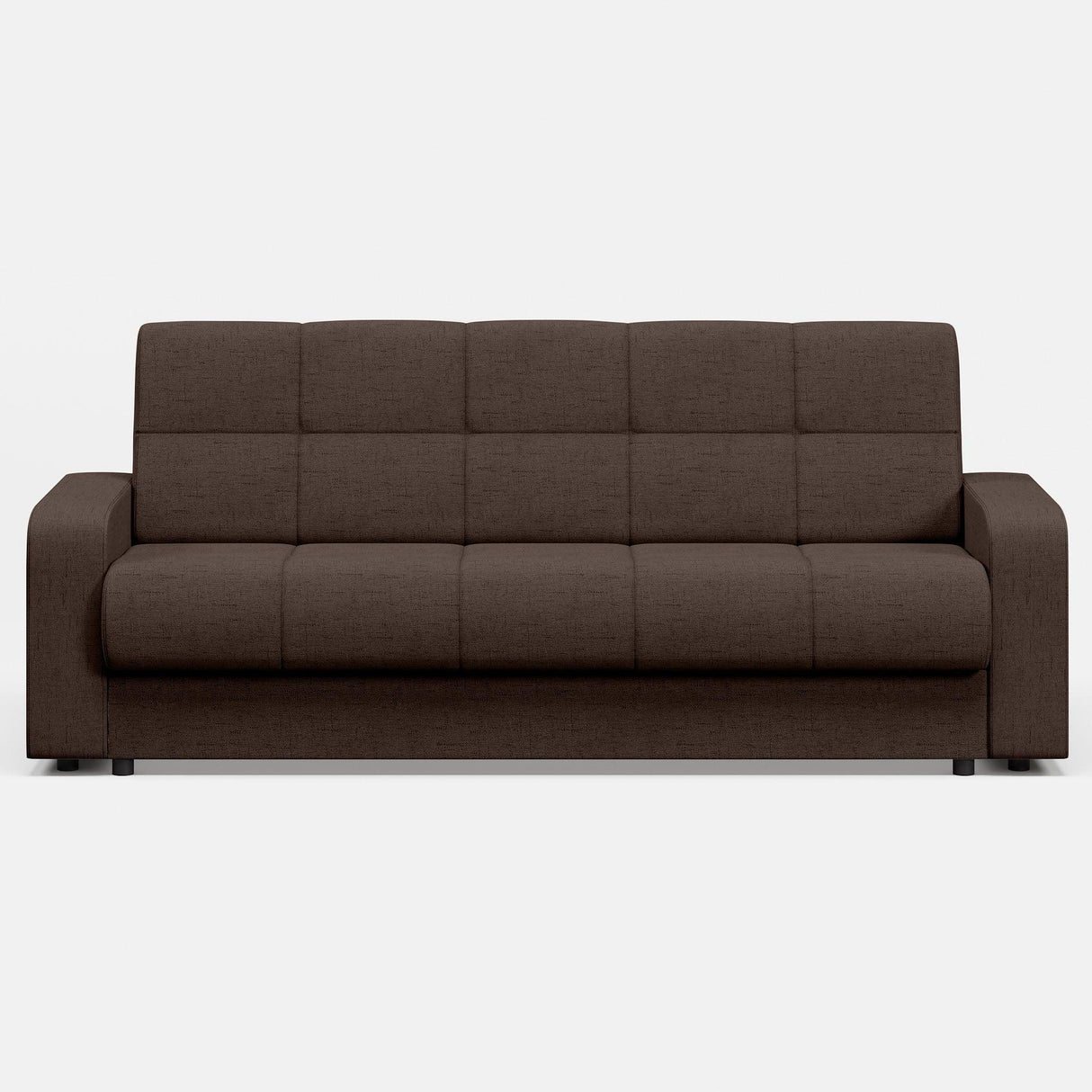 Canapea extensibilă 3 locuri Thassos, cu ladă de depozitare, Diverse culori, 220x70x90 cm - Maro | SKU: 3SBC/xx-YU047 | Canapea extensibilă 3 locuri Thassos, cu ladă de depozitare, 220x70x90 cm, varianta Maro, produs pentru amenajarea locuinței, disponibil online în România la CasaMob