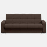 Canapea extensibilă 3 locuri Thassos, cu ladă de depozitare, Diverse culori, 220x70x90 cm - Maro | SKU: 3SBC/xx-YU047 | Canapea extensibilă 3 locuri Thassos, cu ladă de depozitare, 220x70x90 cm, varianta Maro, produs pentru amenajarea locuinței, disponibil online în România la CasaMob