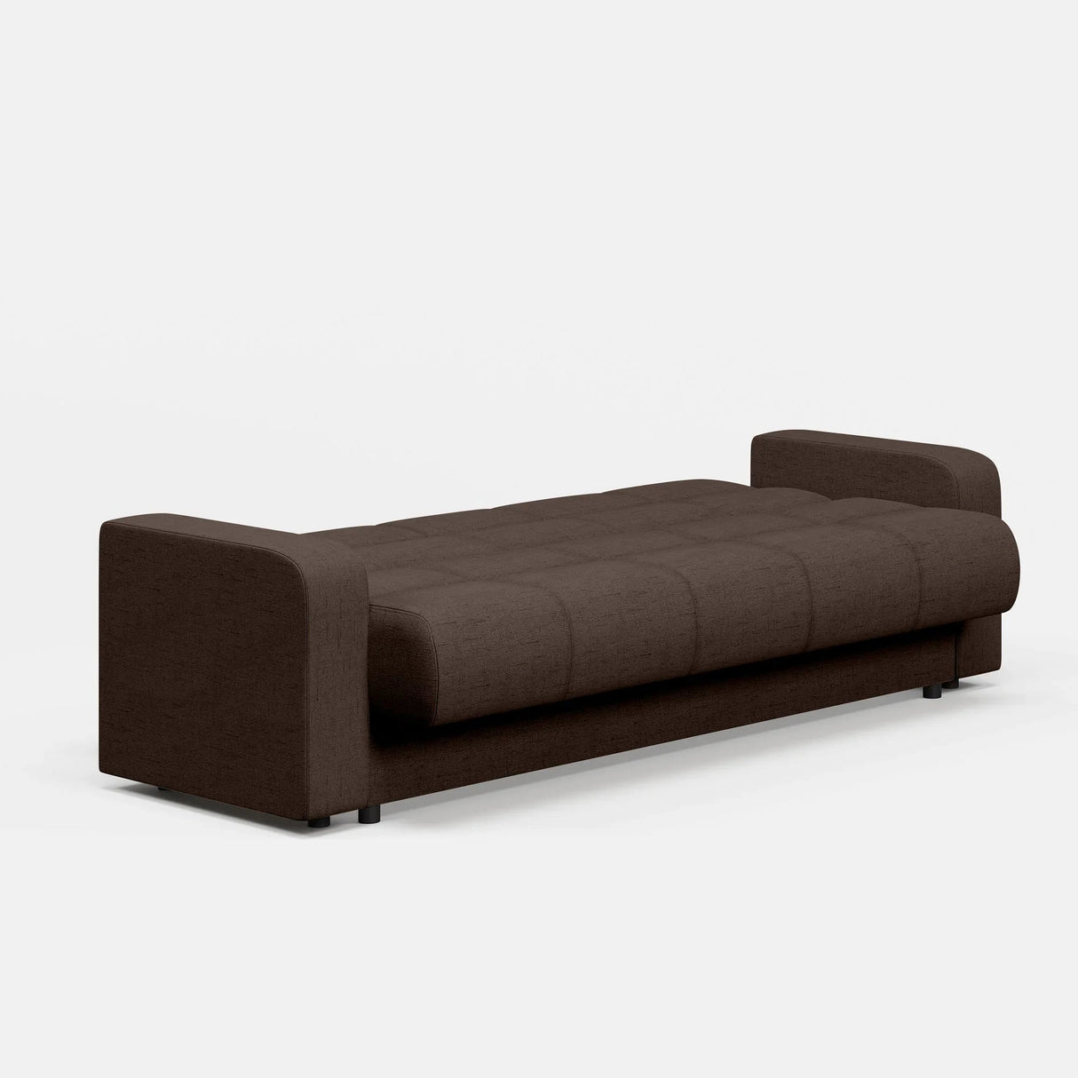 Canapea extensibilă 3 locuri Thassos, cu ladă de depozitare, Diverse culori, 220x70x90 cm - Maro | SKU: 3SBC/xx-YU047 | Canapea extensibilă 3 locuri Thassos, cu ladă de depozitare, 220x70x90 cm, varianta Maro, produs pentru amenajarea locuinței, disponibil online în România la CasaMob