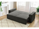 Canapea extensibilă cu depozitare Capri, 3 locuri, Diverse culori, 240x87x85 cm - Gri închis | SKU: 3SBD/FJ019 | Canapea extensibilă cu depozitare Capri, 3 locuri, 240x87x85 cm, varianta Gri închis, produs pentru amenajarea locuinței, disponibil online în România la CasaMob