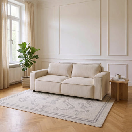 Canapea extensibilă cu depozitare Capri, 3 locuri, Diverse culori, 240x87x85 cm