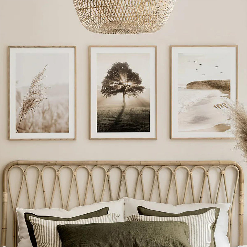 Tablou de perete cu rama Myrith , triptic, print digital, Stil Modern, Dimensiuni 33x2x48cm