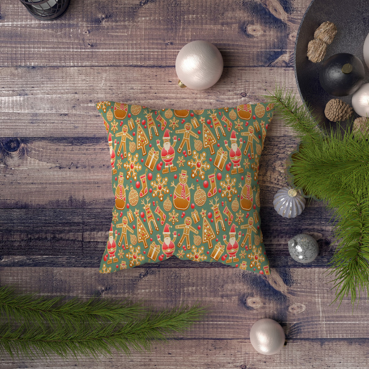 Pernă decorativă NYXMAS029, Multicolor, 43x43 cm