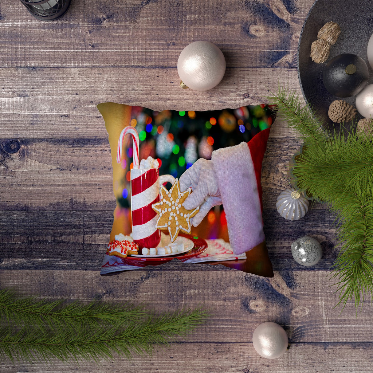 Pernă decorativă NYXMAS048, Multicolor, 43x43 cm