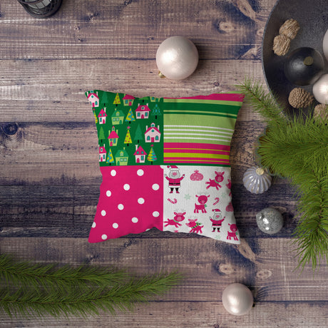 Pernă decorativă NYXMAS101, Multicolor, 43x43 cm