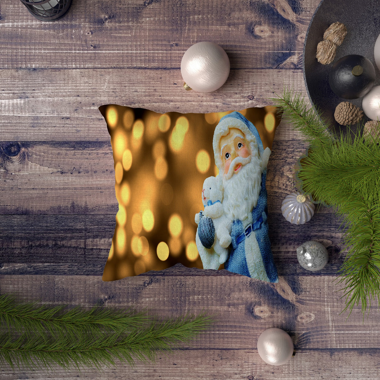 Pernă decorativă NYXMAS104, Multicolor, 43x43 cm