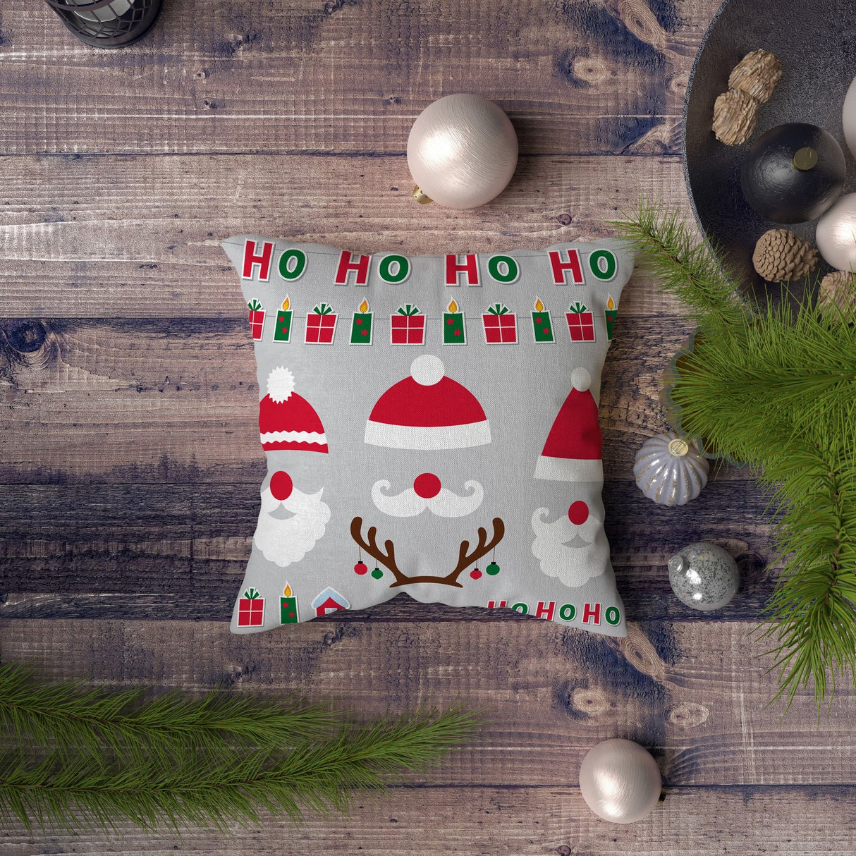 Pernă decorativă NYXMAS144, Multicolor, 43x43 cm