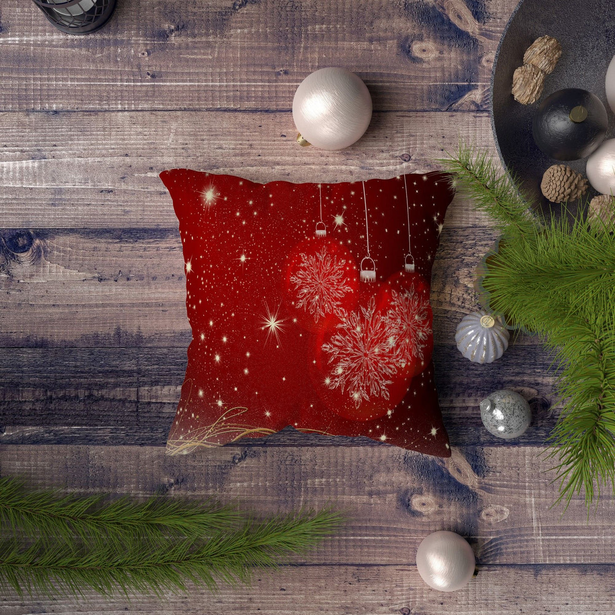 Pernă decorativă NYXMAS037, Multicolor, 43x43 cm