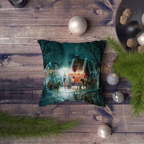 Pernă decorativă NYXMAS064, Multicolor, 43x43 cm