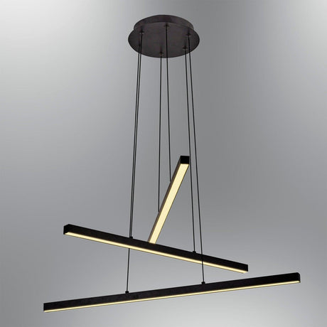 Lustra L1244 Chandelier, Negru