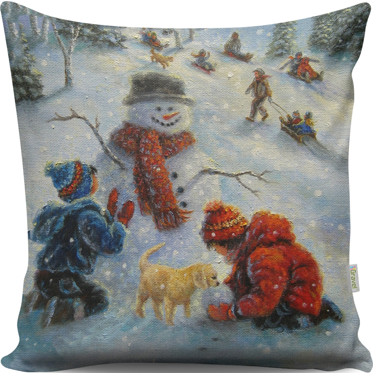 Pernă decorativă A13076, Multicolor, 43x43 cm