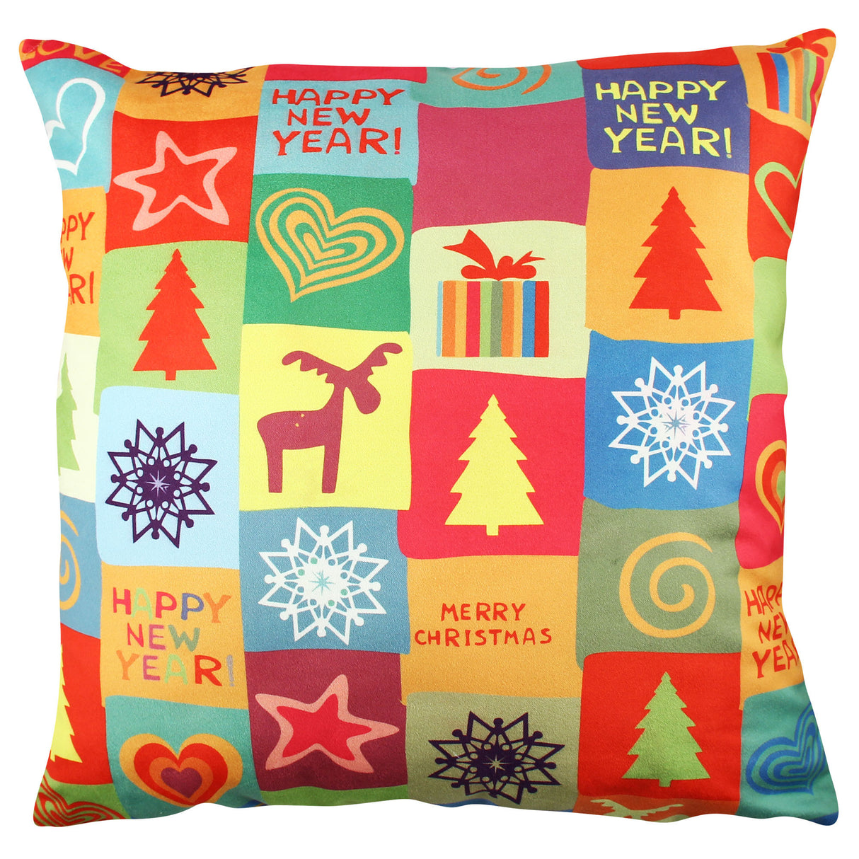 Pernă decorativă A11833, Multicolor, 43x43 cm