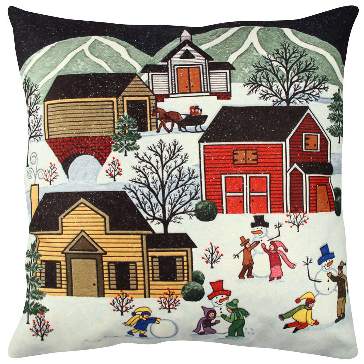 Pernă decorativă A11927, Multicolor, 43x43 cm