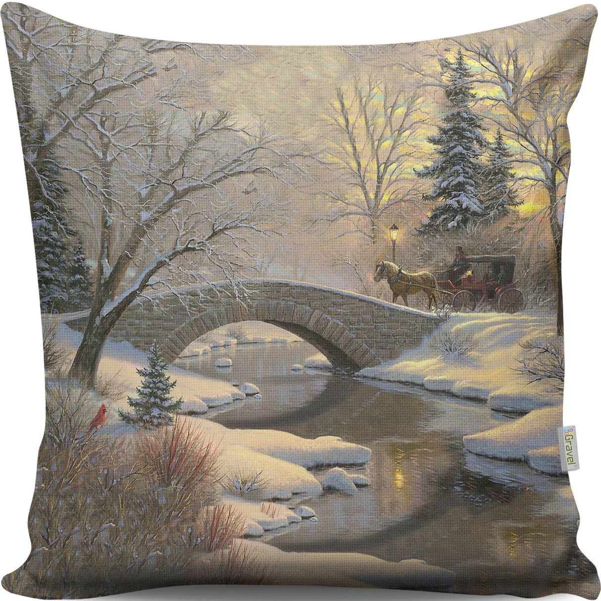 Pernă decorativă A13010, Multicolor, 43x43 cm