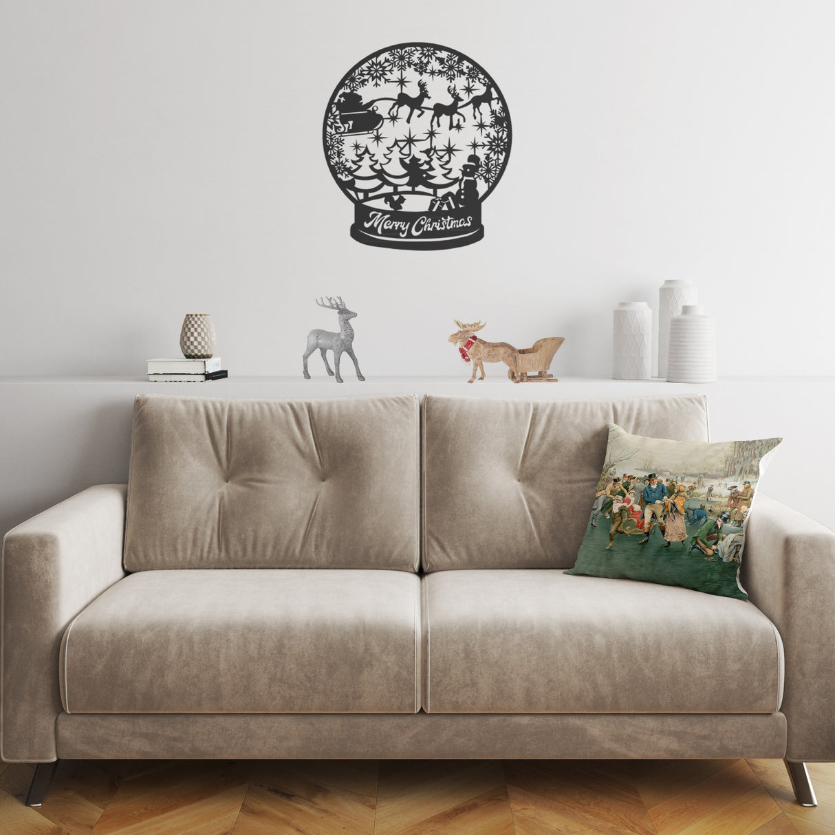 Pernă decorativă A13029, Multicolor, 43x43 cm