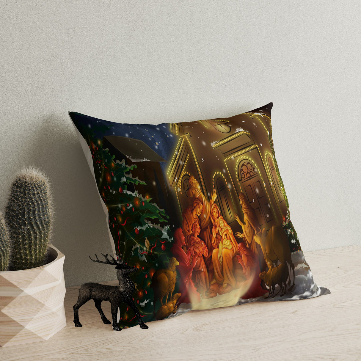 Pernă decorativă YY202356, Multicolor, 43x43 cm