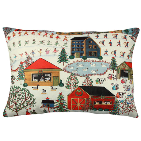 Pernă decorativă A50929, Multicolor, 33x48 cm
