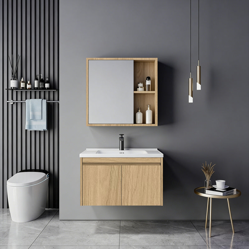 Dulap de baie Sinkea, Placaj, Diverse culori, 61x47x47 cm - Stejar | SKU: 425-000005 | Dulap de baie Sinkea, Placaj, 61x47x47 cm, varianta Stejar, produs pentru amenajarea locuinței, disponibil online în România la CasaMob