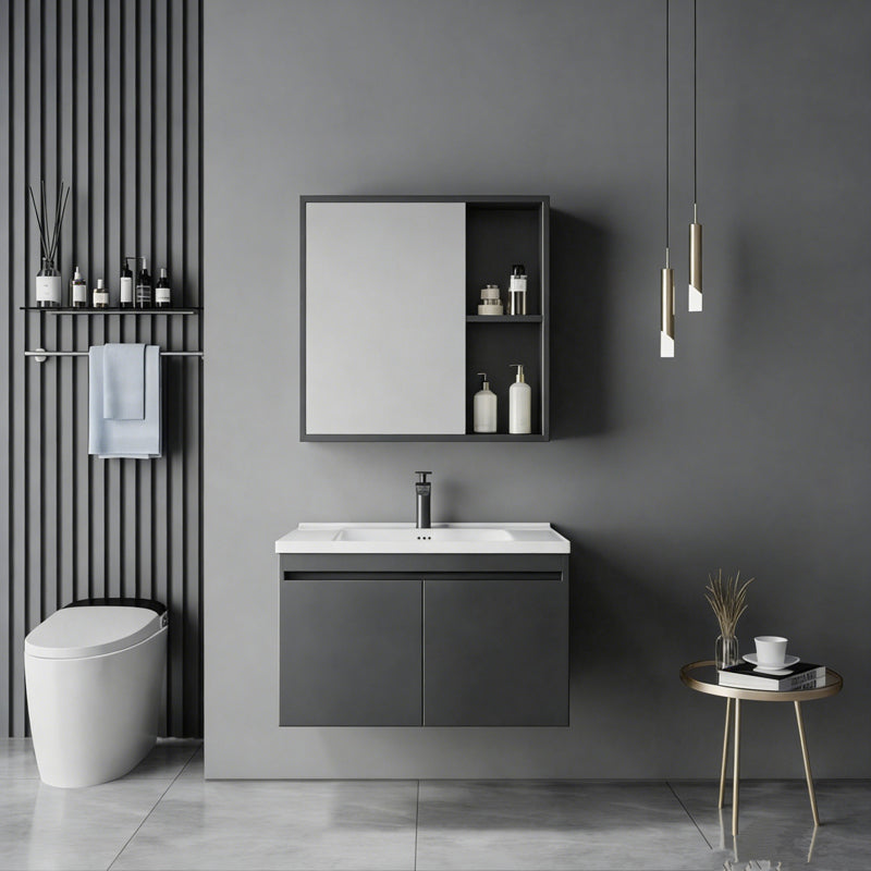 Dulap de baie Sinkea, Placaj, Diverse culori, 61x47x47 cm - Antracit | SKU: 425-000007 | Dulap de baie Sinkea, Placaj, 61x47x47 cm, varianta Antracit, produs pentru amenajarea locuinței, disponibil online în România la CasaMob