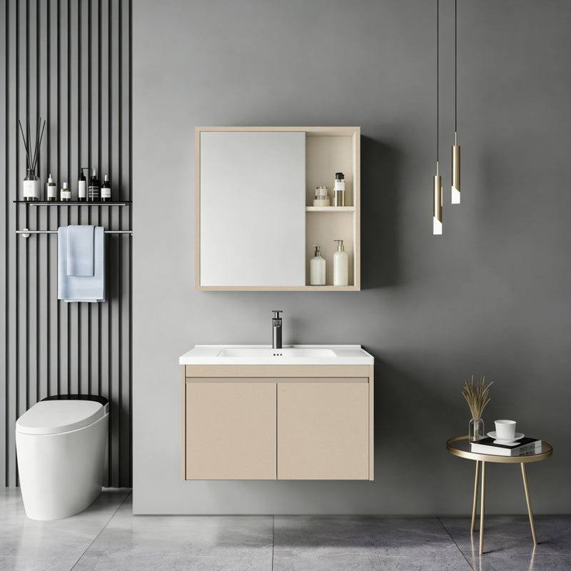 Dulap de baie Sinkea, Placaj, Diverse culori, 61x47x47 cm - Cappuccino | SKU: 425-000008 | Dulap de baie Sinkea, Placaj, 61x47x47 cm, varianta Cappuccino, produs pentru amenajarea locuinței, disponibil online în România la CasaMob