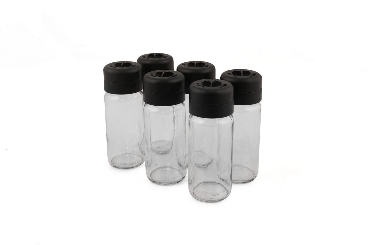 Set borcane de condimente Star, Transparent, 6x10x6 cm