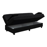 Canapea extensibilă Romina, 3 locuri, cu spațiu de depozitare, Stofă, Diverse culori, 180x75x85 cm - Antracit | SKU: 438-000001 | Canapea extensibilă Romina, 3 locuri, cu spațiu de depozitare, Stofă, 180x75x85 cm, varianta Antracit, produs pentru amenajarea locuinței, disponibil online în România la CasaMob