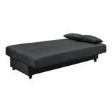 Canapea extensibilă Romina, 3 locuri, cu spațiu de depozitare, Stofă, Diverse culori, 180x75x85 cm - Gri | SKU: 438-000003 | Canapea extensibilă Romina, 3 locuri, cu spațiu de depozitare, Stofă, 180x75x85 cm, varianta Gri, produs pentru amenajarea locuinței, disponibil online în România la CasaMob