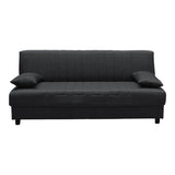 Canapea extensibilă Romina, 3 locuri, cu spațiu de depozitare, Stofă, Diverse culori, 180x75x85 cm - Gri | SKU: 438-000003 | Canapea extensibilă Romina, 3 locuri, cu spațiu de depozitare, Stofă, 180x75x85 cm, varianta Gri, produs pentru amenajarea locuinței, disponibil online în România la CasaMob